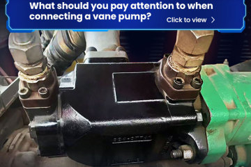 O que você deve prestar atenção ao conectar uma bomba de palhetas?.