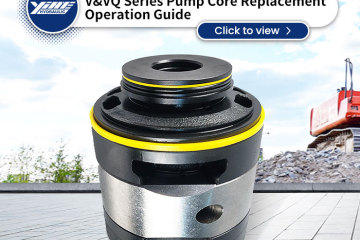 Guia de operação de substituição do núcleo da bomba da série V&VQ