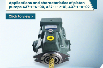 Aplicações e características das bombas de pistão A37-FR-00, A37-FR-01, A37-FR-02