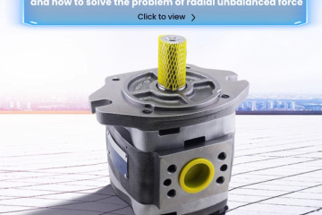 Como resolver o problema de óleo preso em bombas de engrenagem e como resolver o problema de força radial desequilibrada