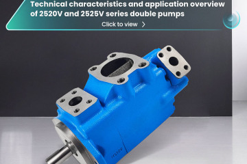 Características técnicas e visão geral da aplicação das bombas duplas das séries 2520V e 2525V