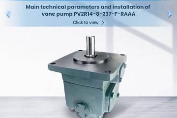 Principais parâmetros técnicos e instalação da bomba de palhetas PV2R14-8-237-F-RAAA