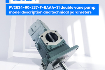 Descrição do modelo da bomba de palhetas duplas PV2R34-60-237-F-RAAA-31 e parâmetros técnicos