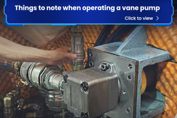 Coisas a serem observadas ao operar uma bomba de palhetas