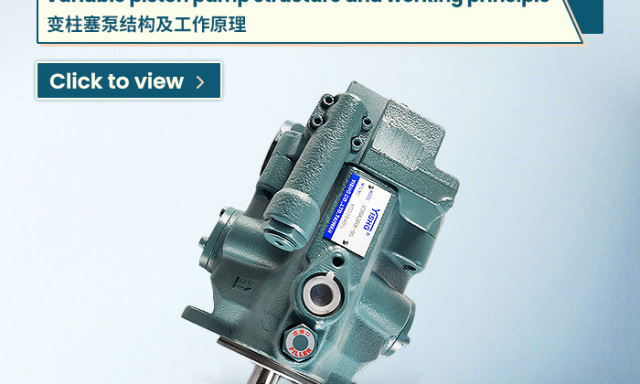 Structura pompei cu piston variabil și principiul de funcționare