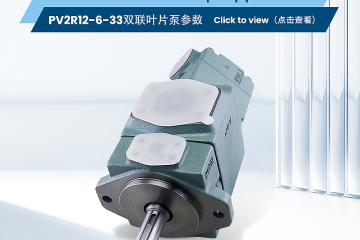 Parámetros de la bomba de paletas doble PV2R12-6-33