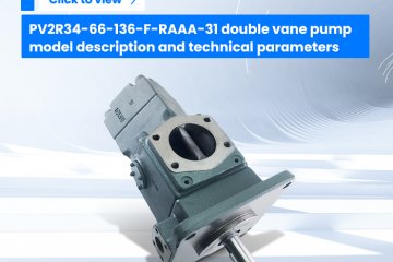 PV2R34-66-136-F-RAAA-31 double vane pump model description and technical parameters