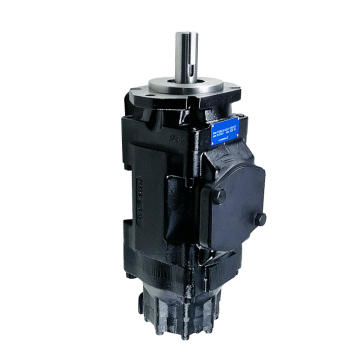 Double acting hydraulic high pressure oil pump T7DDBS double vane pump