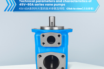Technical parameters and characteristics of 45V-60A series vane pumps