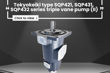 Tokyokeiki type SQP421, SQP431, SQP432 series triple vane pump (II)