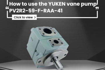How to use the YUKEN vane pump PV2R2-59-F-RAA-41