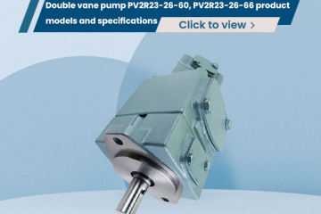 Double vane pump PV2R23-26-60, PV2R23-26-66 product models and specifications