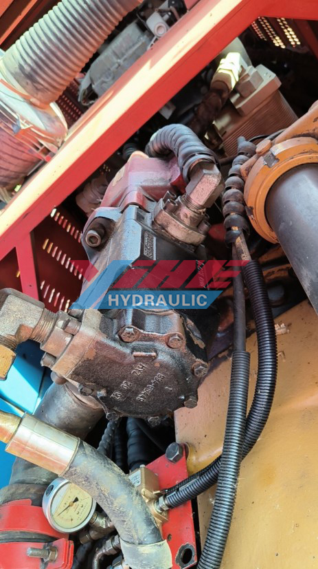 double hydraulic oil pump