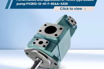 Performance and application of YUKEN type double pump PV2R12-12-41-F-REAA-4326