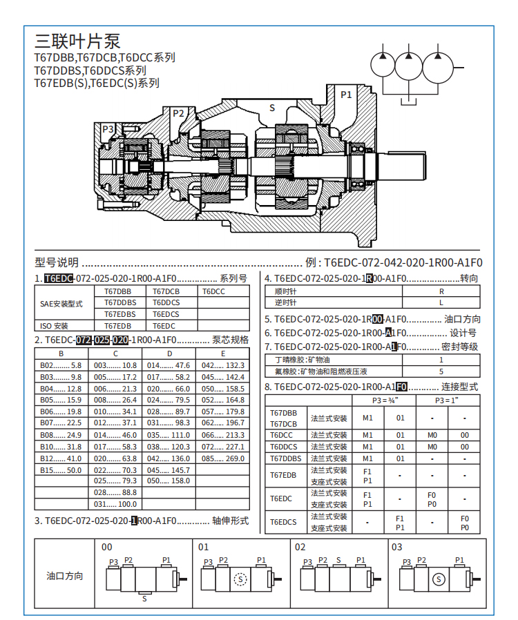 Denison vane pump