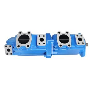 double tandem hydraulic pump 25VTBS-10/12/14/17/21A-2297CA-22R+2520V 21A11 11CC 22R replaces Vickers hydraulic pump