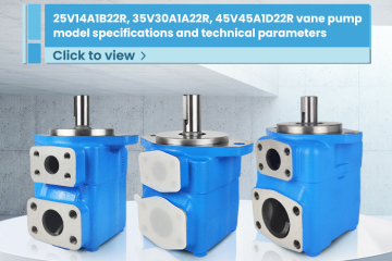 25V14A1B22R, 35V30A1A22R, 45V45A1D22R vane pump model specifications and technical parameters
