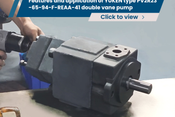 Features and application of YUKEN type PV2R23-65-94-F-REAA-41 double vane pump