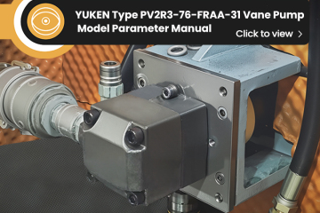 YUKEN Type PV2R3-76-FRAA-31 Vane Pump Model Parameter Manual