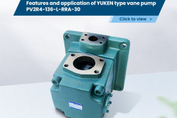 Features and application of YUKEN type vane pump PV2R4-136-L-RRA-30