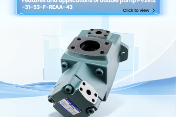 Features and applications of double pump PV2R12-31-53-F-REAA-43