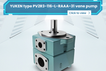 YUKEN type PV2R3-116-L-RAAA-31 vane pump