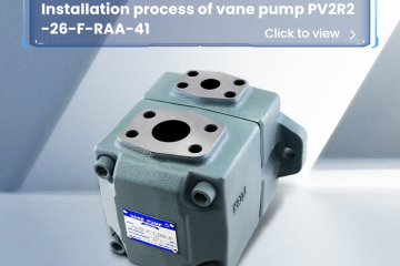 Installation process of vane pump PV2R2-26-F-RAA-41
