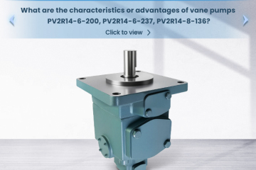 What are the characteristics or advantages of vane pumps PV2R14-6-200, PV2R14-6-237, PV2R14-8-136
