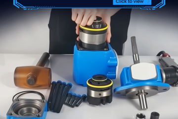 Double vane pump 2520V-14A11-1CC-22R, 2520V-14A12-1CC-22R