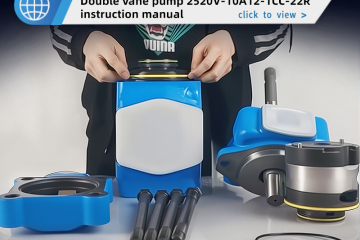 Double vane pump 2520V-10A12-1CC-22R instruction manual
