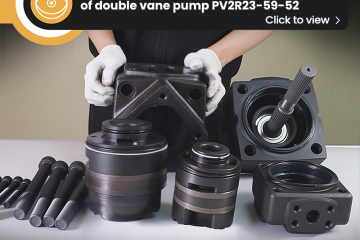 Features, installation and use instructions of double vane pump PV2R23-59-52
