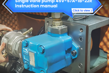 Single vane pump 45V-57A-1B-22R instruction manual