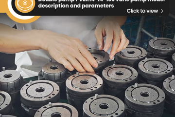 Double pump PV2R14-14-136 vane pump model description and parameters