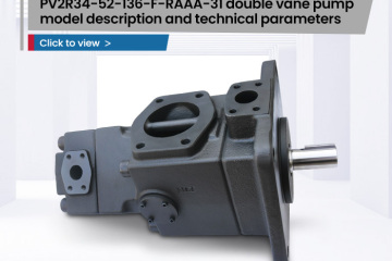 PV2R34-52-136-F-RAAA-31 double vane pump model description and technical parameters