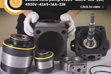 Double vane pump 4520V-42A14-1AA-22R, 4520V-42A5-1AA-22R