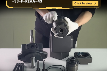 Description of double vane pump PV2R12-19-33-F-REAA-43