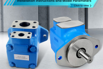 Vane Oil Pump 20V-14A-1C-22R, 20V-14A-1B-22R Installation Instructions and Model Parameters