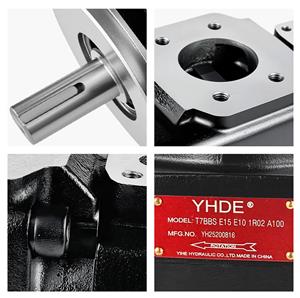 Denison T7BBS B10 B09 4R00 A1M1 Double Vane Pump | 10+9 GPM | SAE Mount | Right Rotation