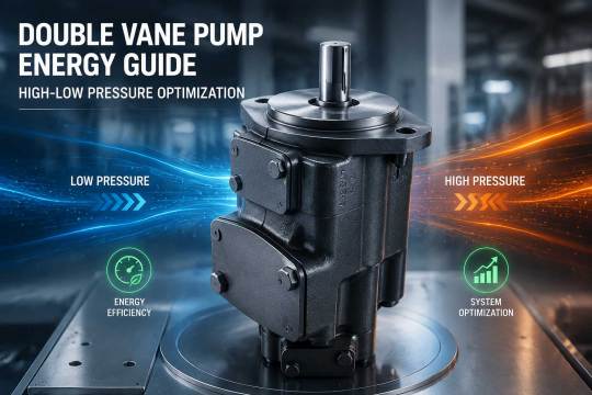 How Double Vane Pumps (Like 2520V/3520V) Optimize Energy Efficiency in High-Low Pressure Hydraulic Systems