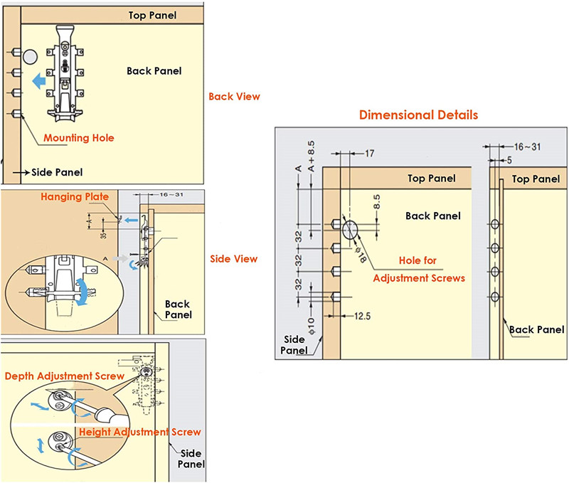 wall cabinet hanger bracket