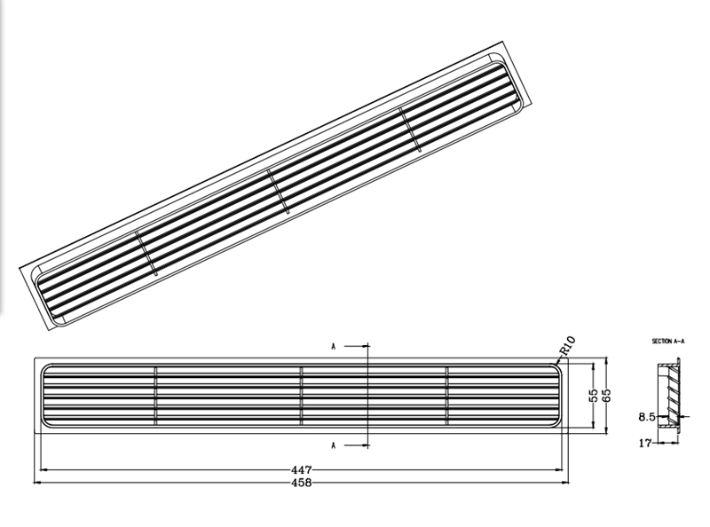 Plastic Ventilation Grills For Kitchen