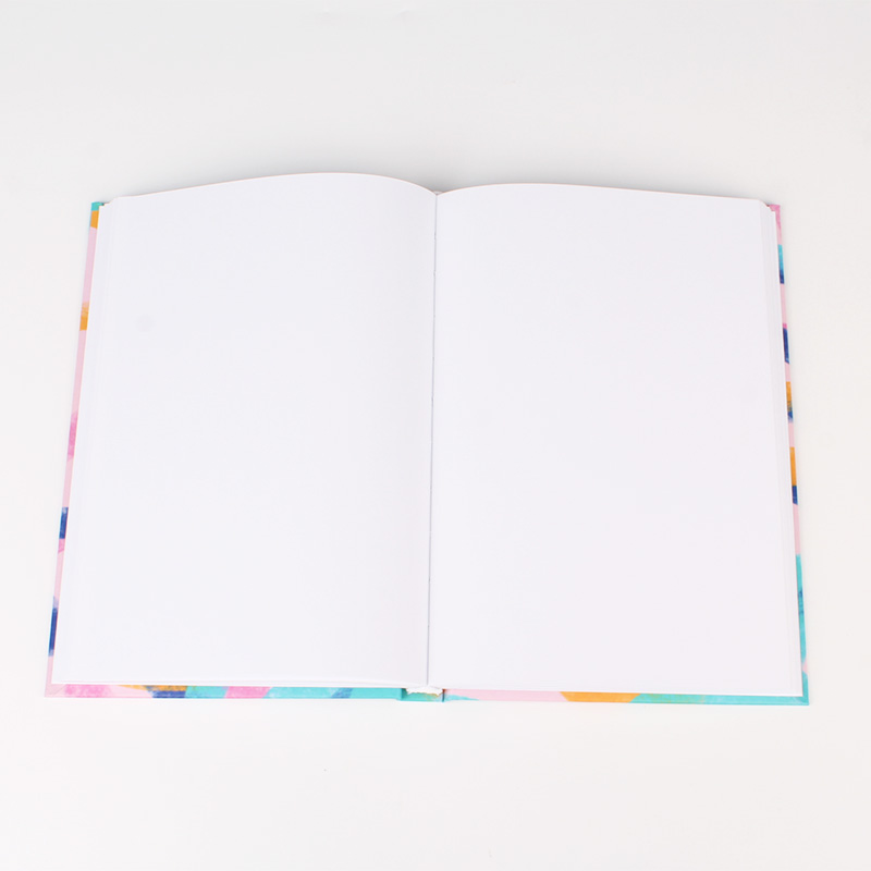 Colorful Blank Hardcover Notebook Printing Design