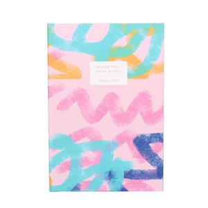Farverigt Blank Hardcover Notebook Print Design