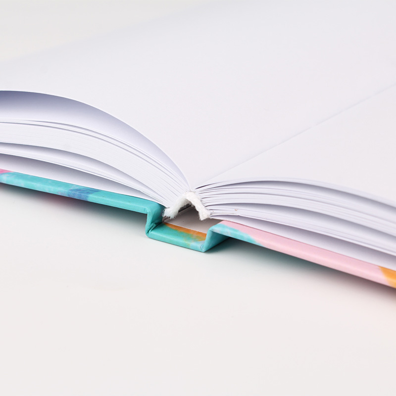 Colorful Blank Hardcover Notebook Printing Design