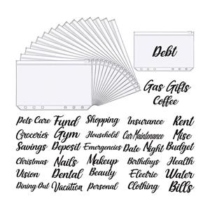 Vinyl Budget Stickers Paper For Planner