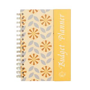 Yellow Cover Cute Financial Budget Planner Spiral