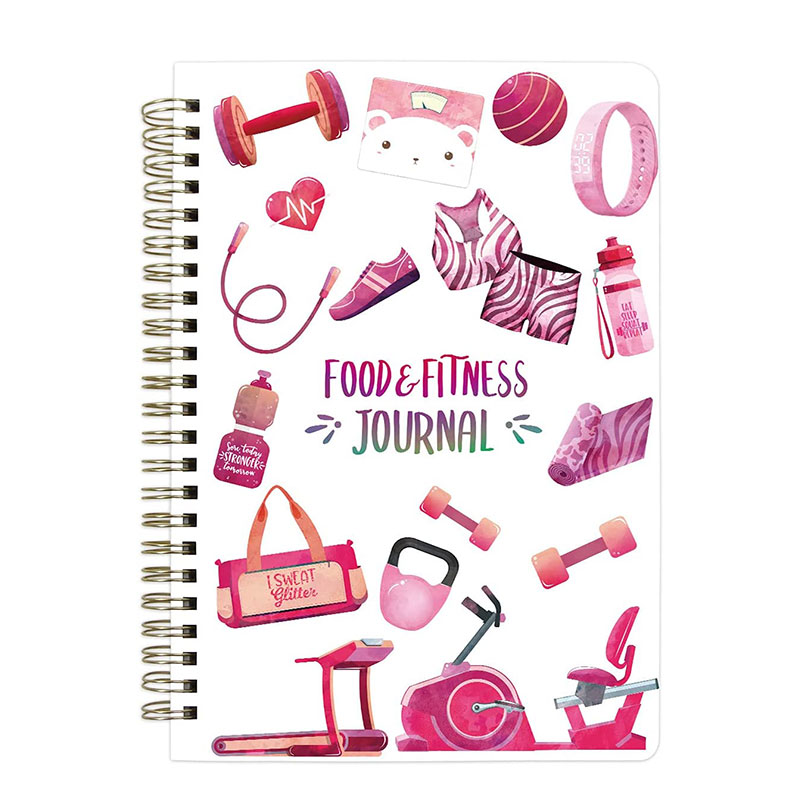 Undated Fitness Journal Planner Spiral