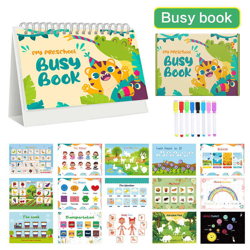 Livro de bebês ocupados com autismo sensorial