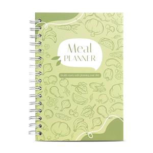 Healthy Diet Tracking Planning A5 Food Meal Planner