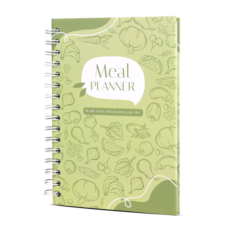 Healthy Diet Tracking Planning A5 Food Meal Planner